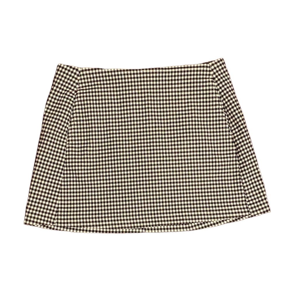 Urban Outfitters gingham checkered mini skirt
